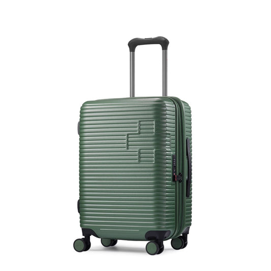 スーツケース SWISS MILITARY MOTIVAN 55cm 43L Sサイズ 機内持ち込み可 5cm拡張 グリーン