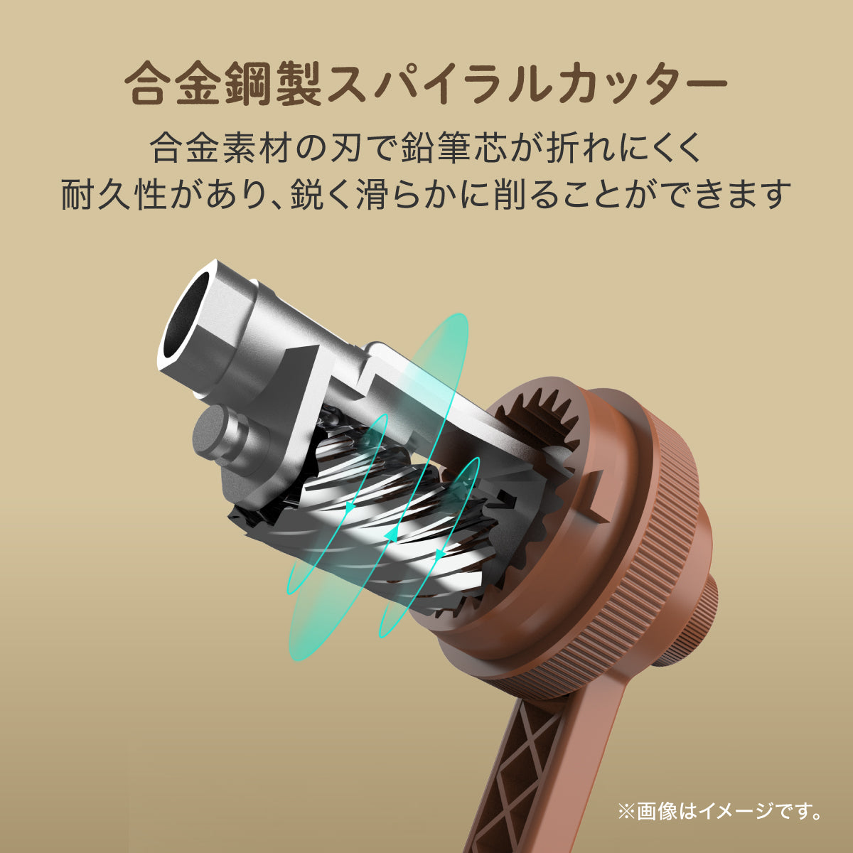 手動鉛筆削り 木目カラー DLI-SPS71160WO