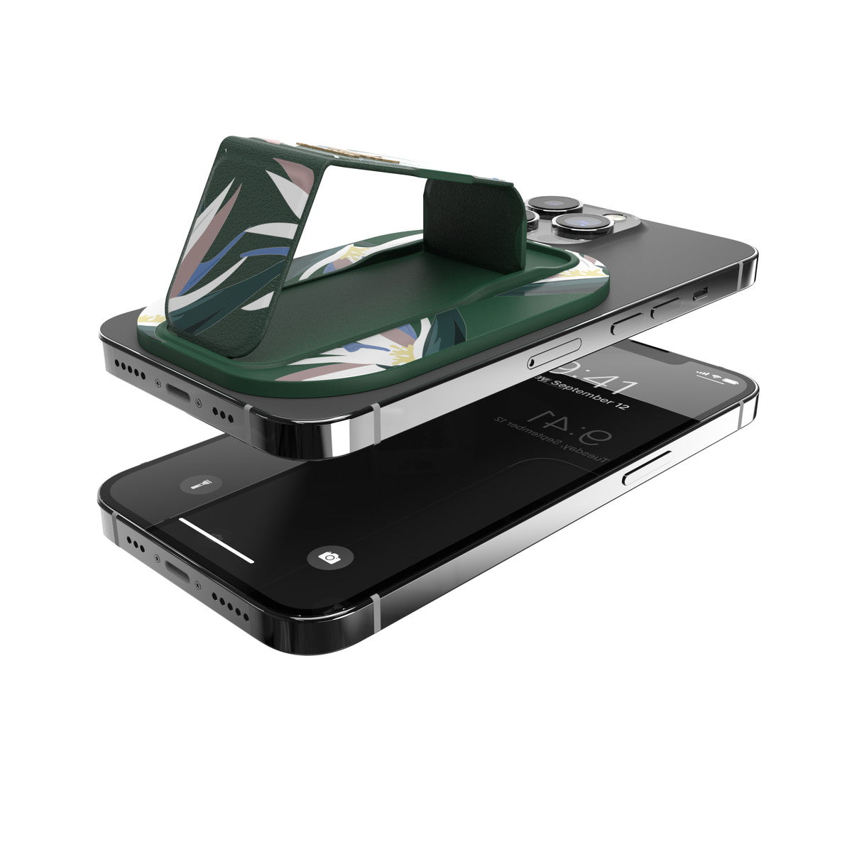 グリップスタンド MagSafe対応 グリーンゴールド