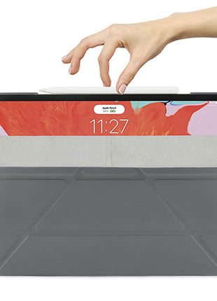 iPad Pro 12.9インチ [第4/3世代] オリガミケース ダークグレイ
