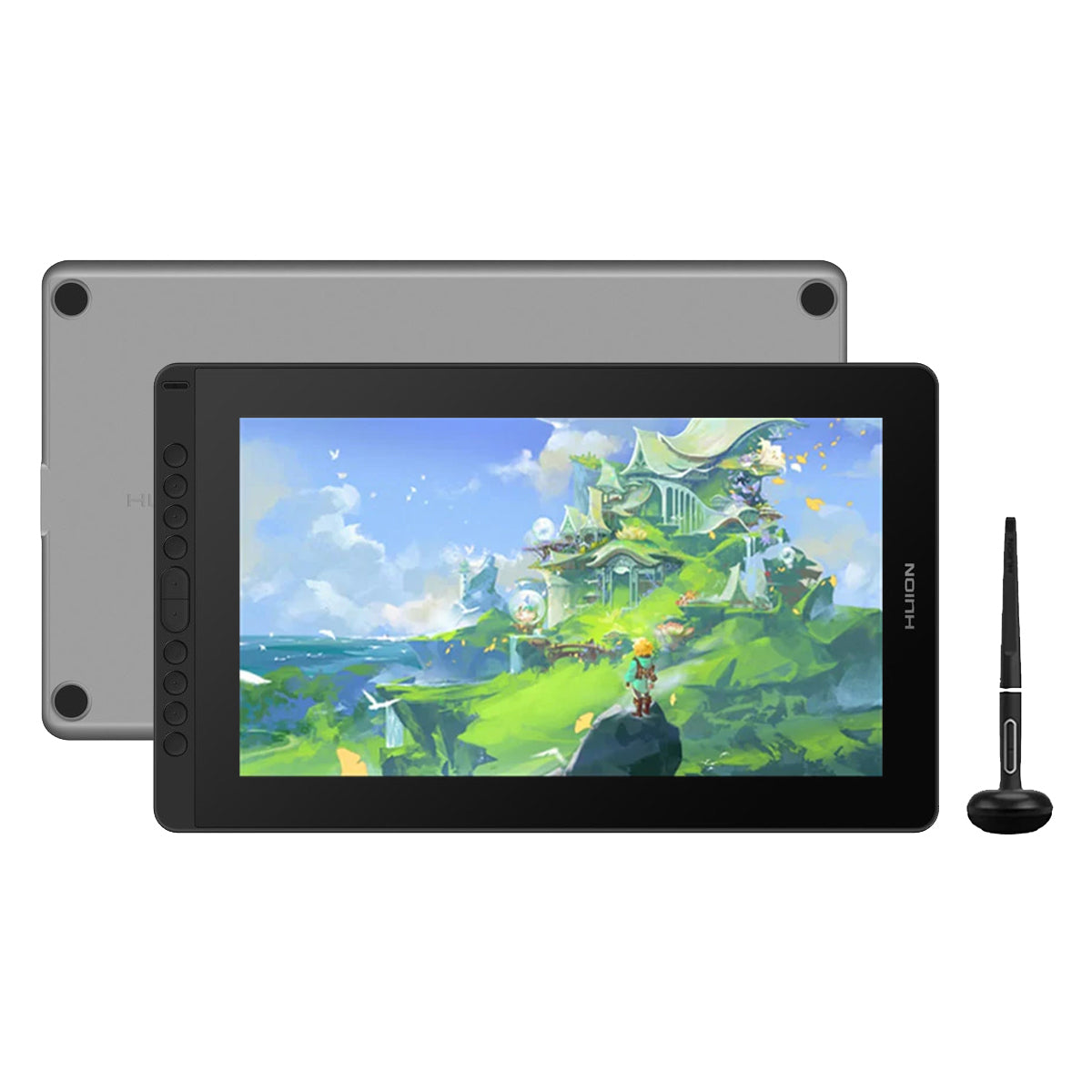 液タブ 液晶タブレット 絵描き イラスト 15.6インチ 高性能 薄型 Win MacOS対応 Android USB-C HDMI HUION Kamvas RDS-160-G