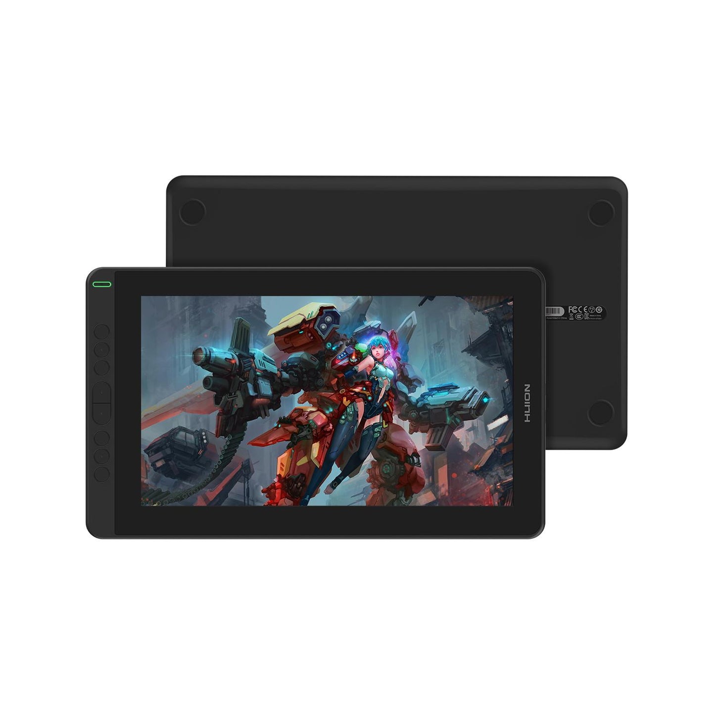 液タブ 液晶タブレット 絵描き イラスト 高性能 薄型 Win MacOS対応 Android USB-C Adobe HUION Kamvas 13+K20 GS1331-K