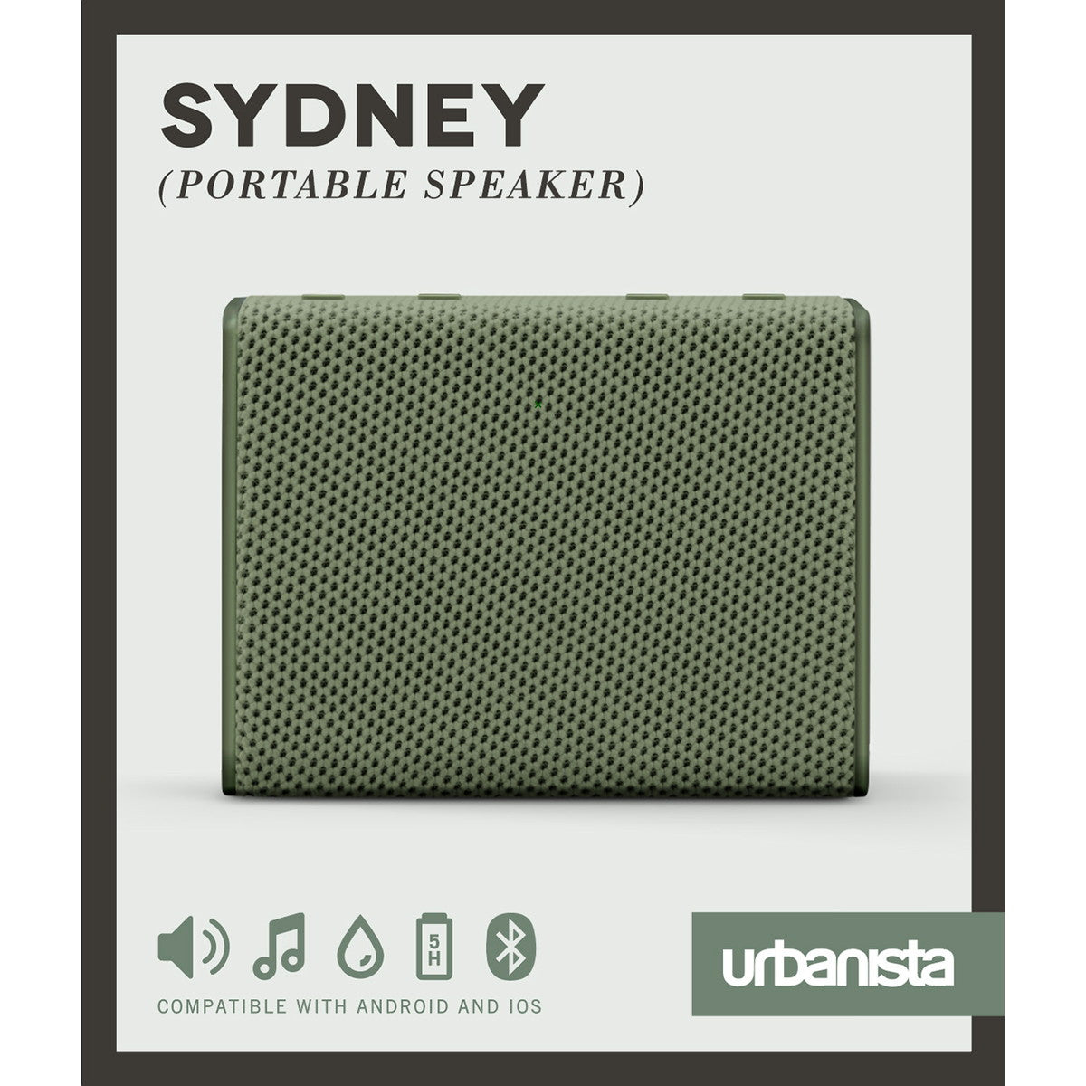 ワイヤレススピーカー SYDNEY〔シドニー〕 Bluetooth コンパクトスピーカー グリーン