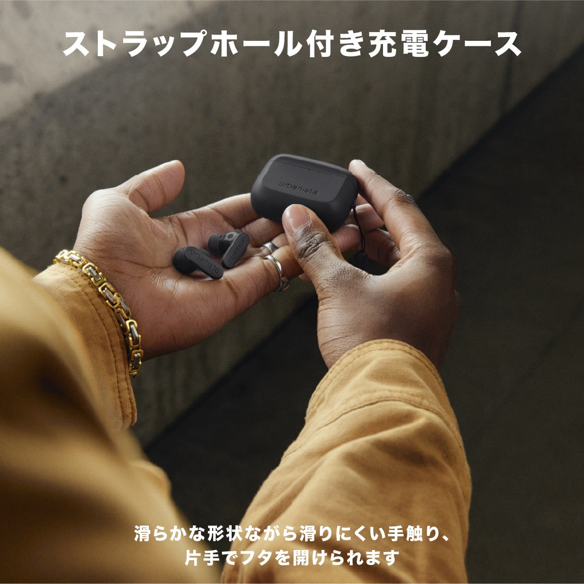 ワイヤレスイヤホン PALO ALTO ミッドナイトブラック