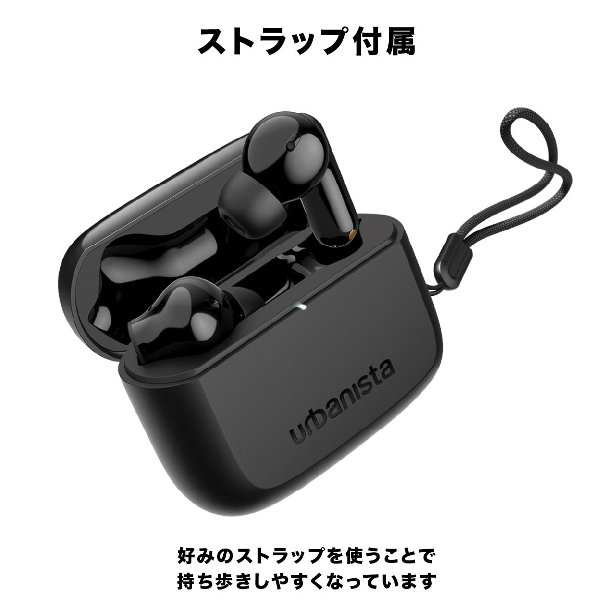 ワイヤレスイヤホン PALO ALTO ミッドナイトブラック