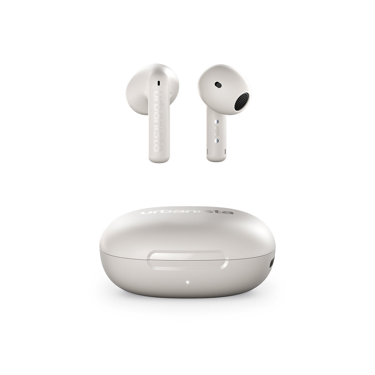ワイヤレスイヤホン SANTA MONICA True Wireless Earbuds Bluetooth 6.0 クラウドホワイト