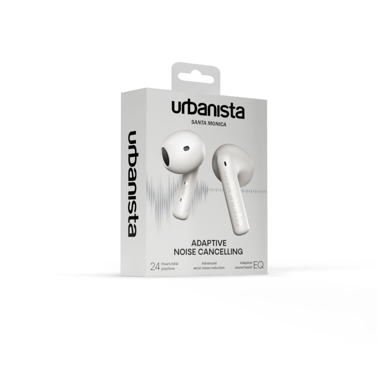 ワイヤレスイヤホン SANTA MONICA True Wireless Earbuds Bluetooth 6.0 クラウドホワイト