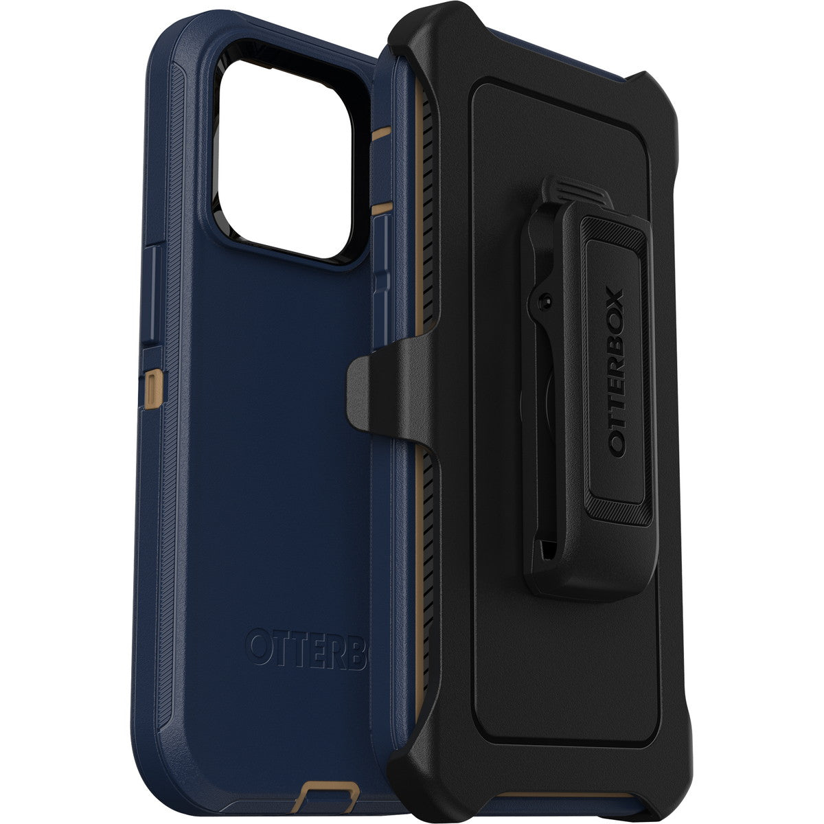 iPhone14Proケース DEFENDER ブルースエードシューズ