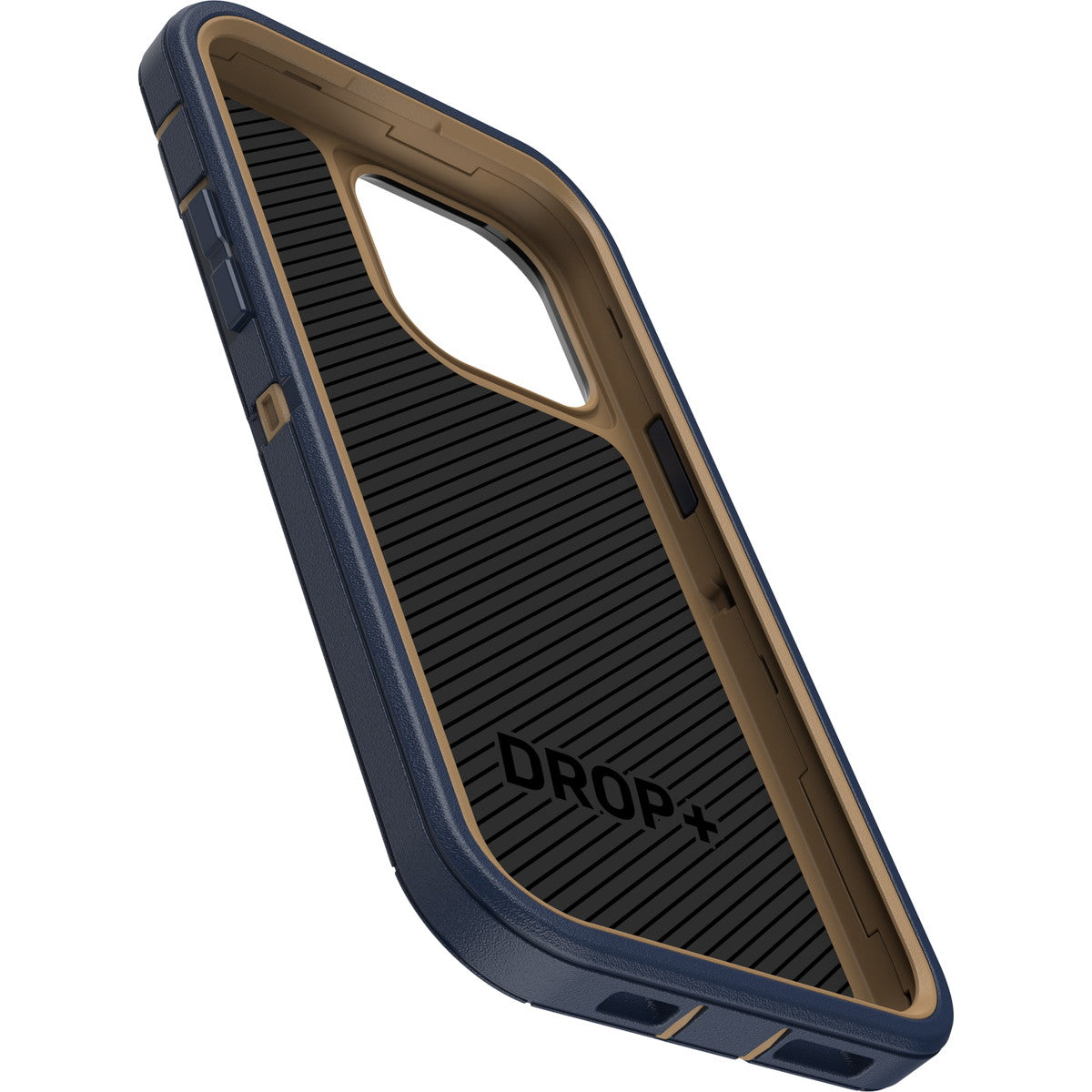 iPhone14ProMaxケース DEFENDER ブルースエードシューズ