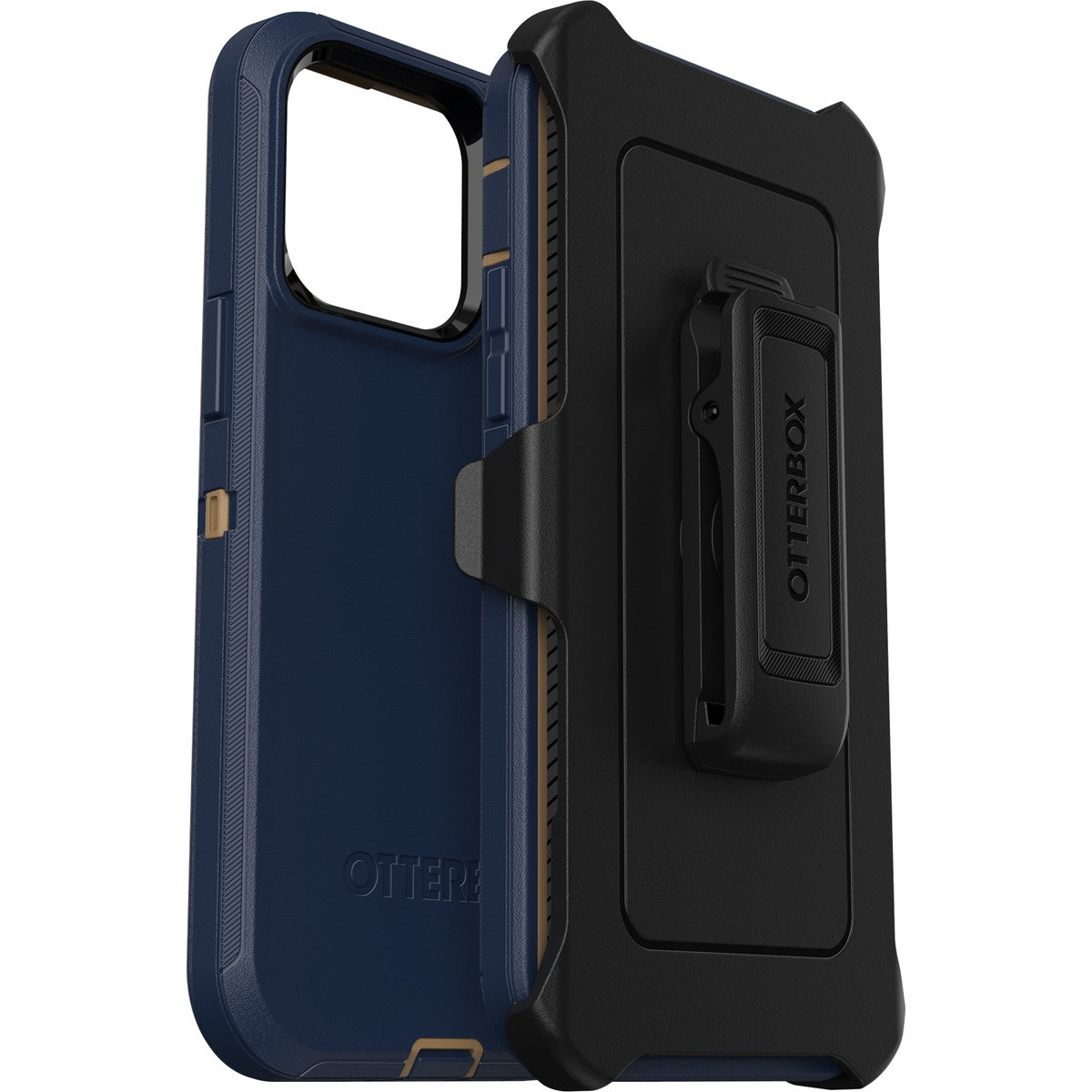 iPhone14ProMaxケース DEFENDER ブルースエードシューズ