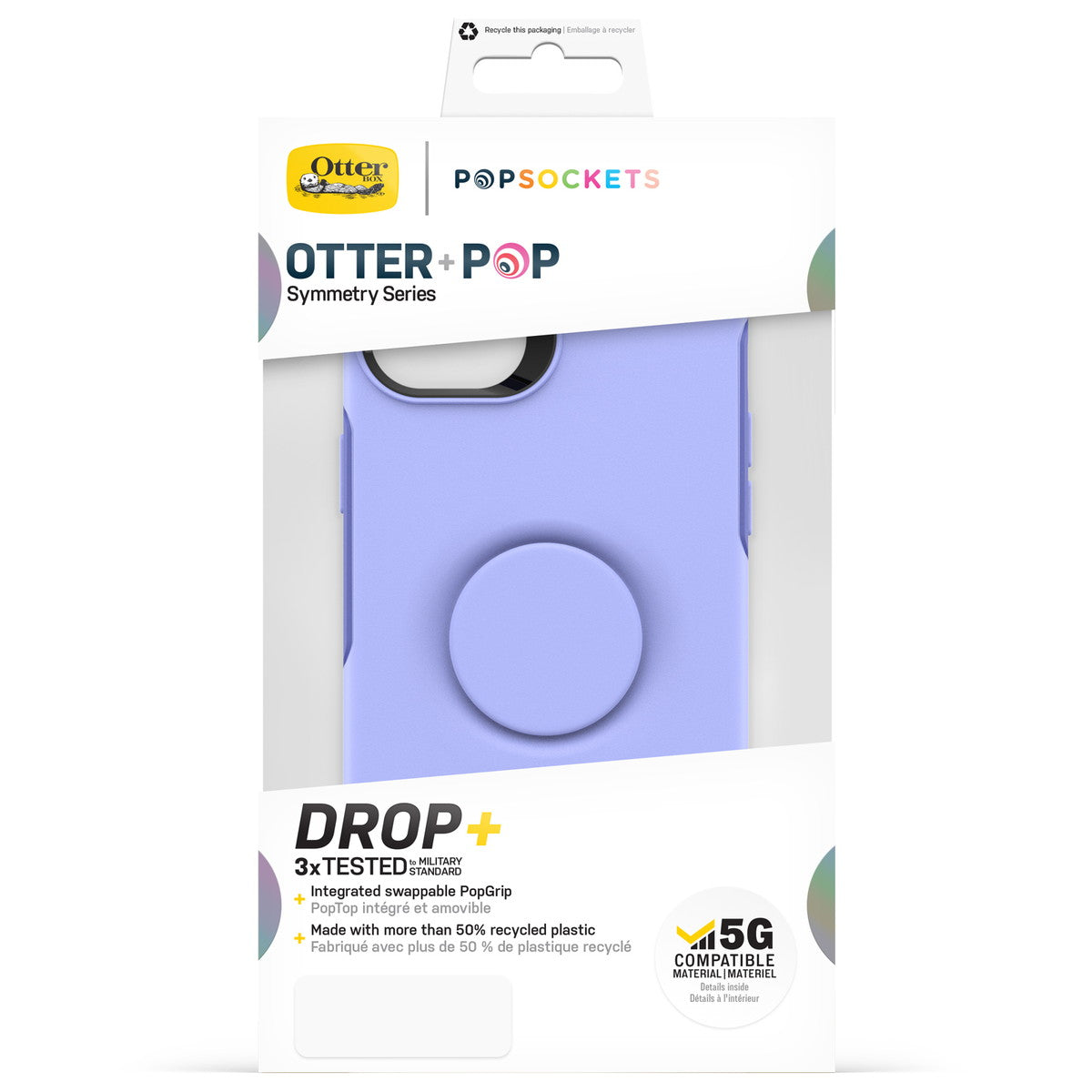 iPhone14Plusケース OTTER + POP SYMMETRY ペリウィンクル