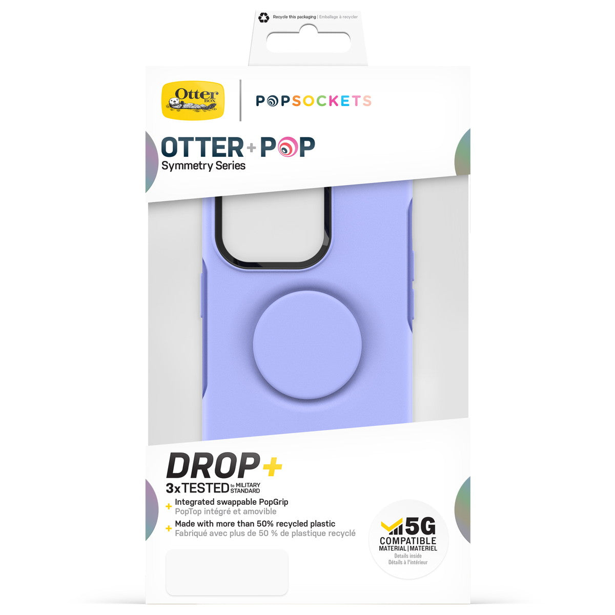 iPhone14Proケース OTTER + POP SYMMETRY ペリウィンクル