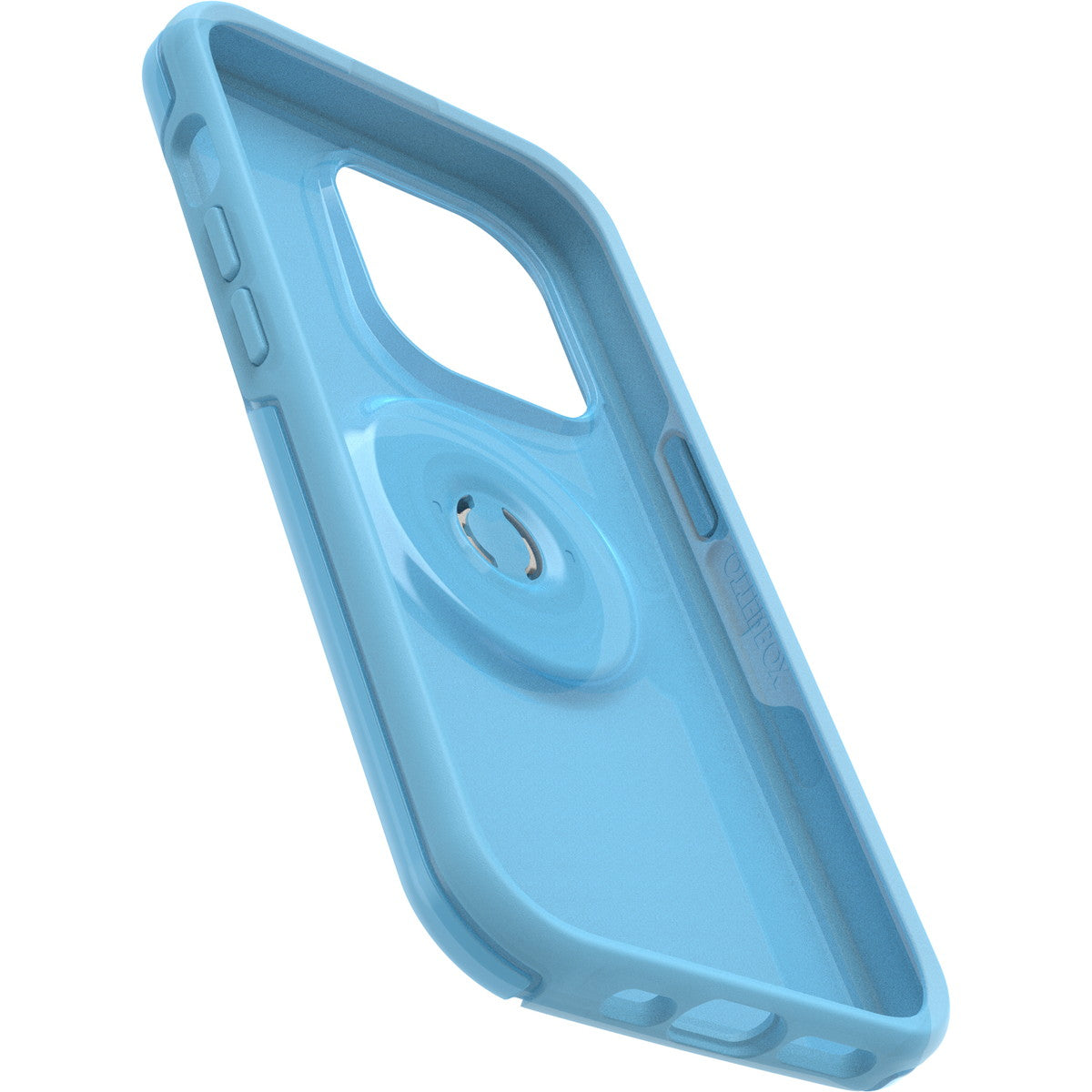 iPhone14Proケース OTTER + POP SYMMETRY シアン
