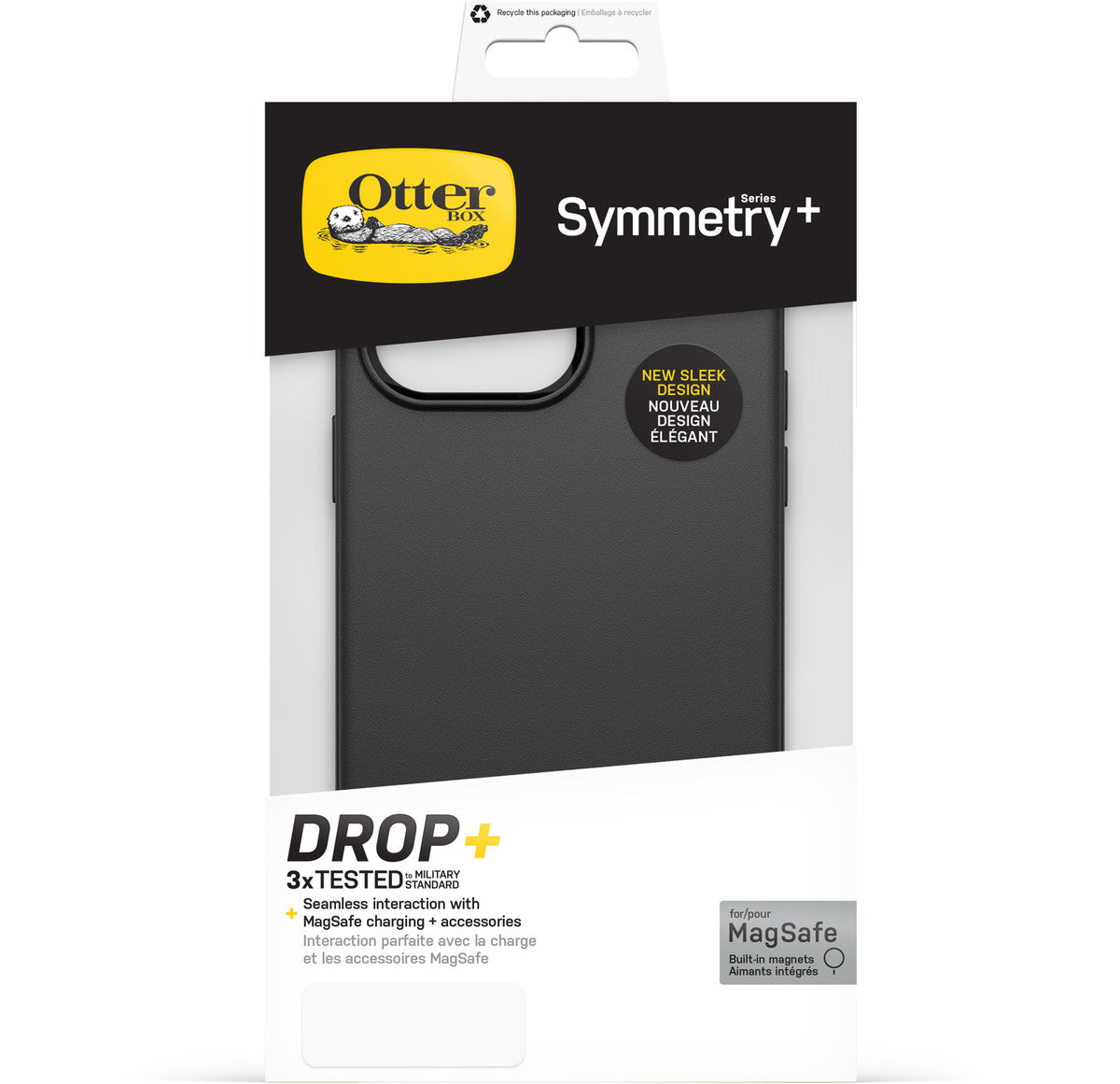 iPhone14ProMaxケース SYMMETRY PLUS ブラック