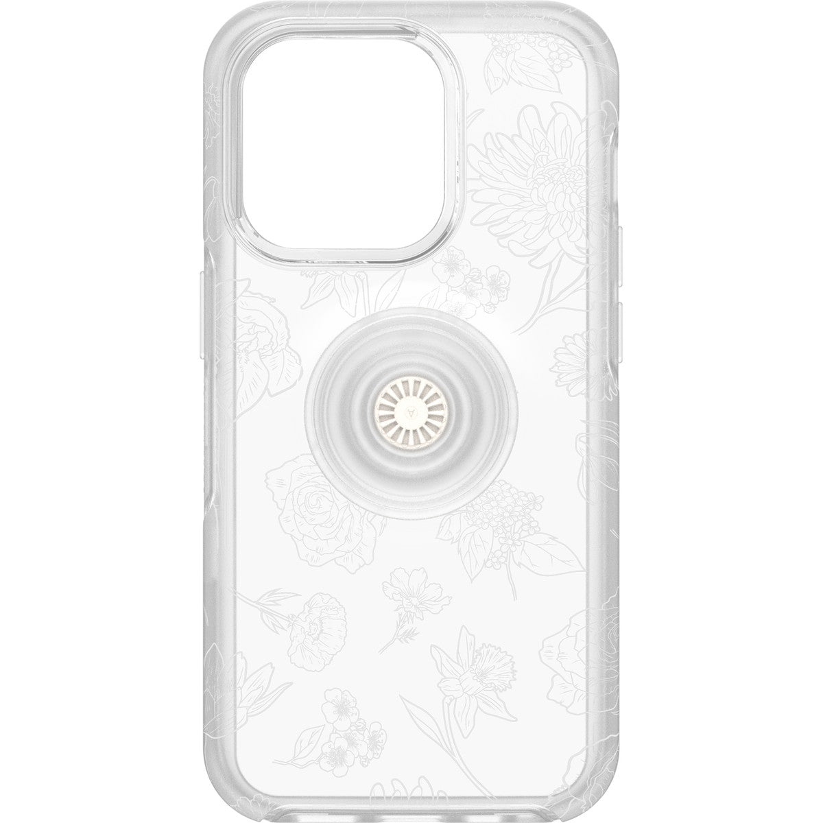 iPhone14Proケース OTTER + POP SYMMETRY CLEAR フラワー