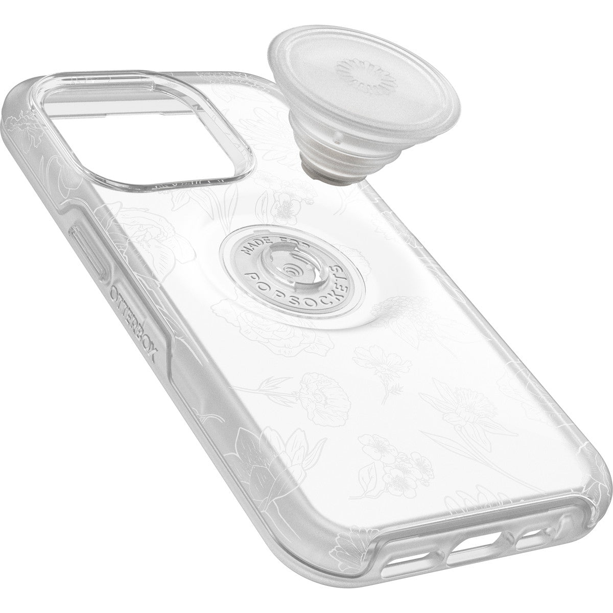 iPhone14Proケース OTTER + POP SYMMETRY CLEAR フラワー