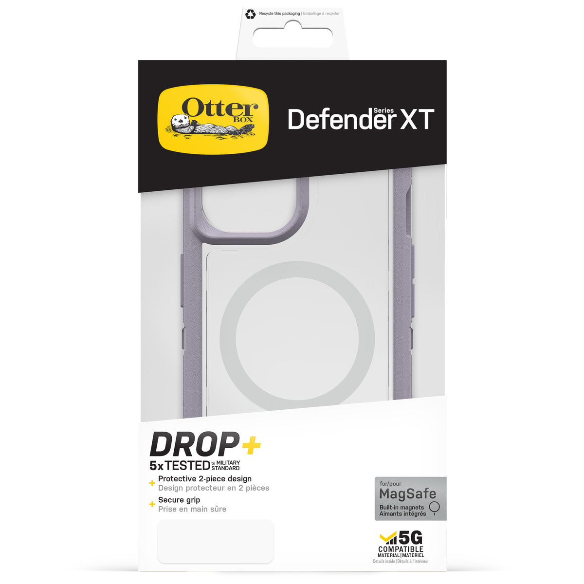 iPhone14ケース DEFENDER XT CLEAR ラベンダースカイ
