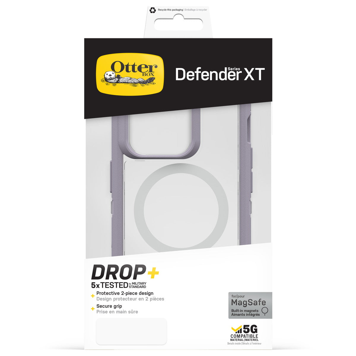 iPhone14Proケース DEFENDER XT CLEAR ラベンダースカイ