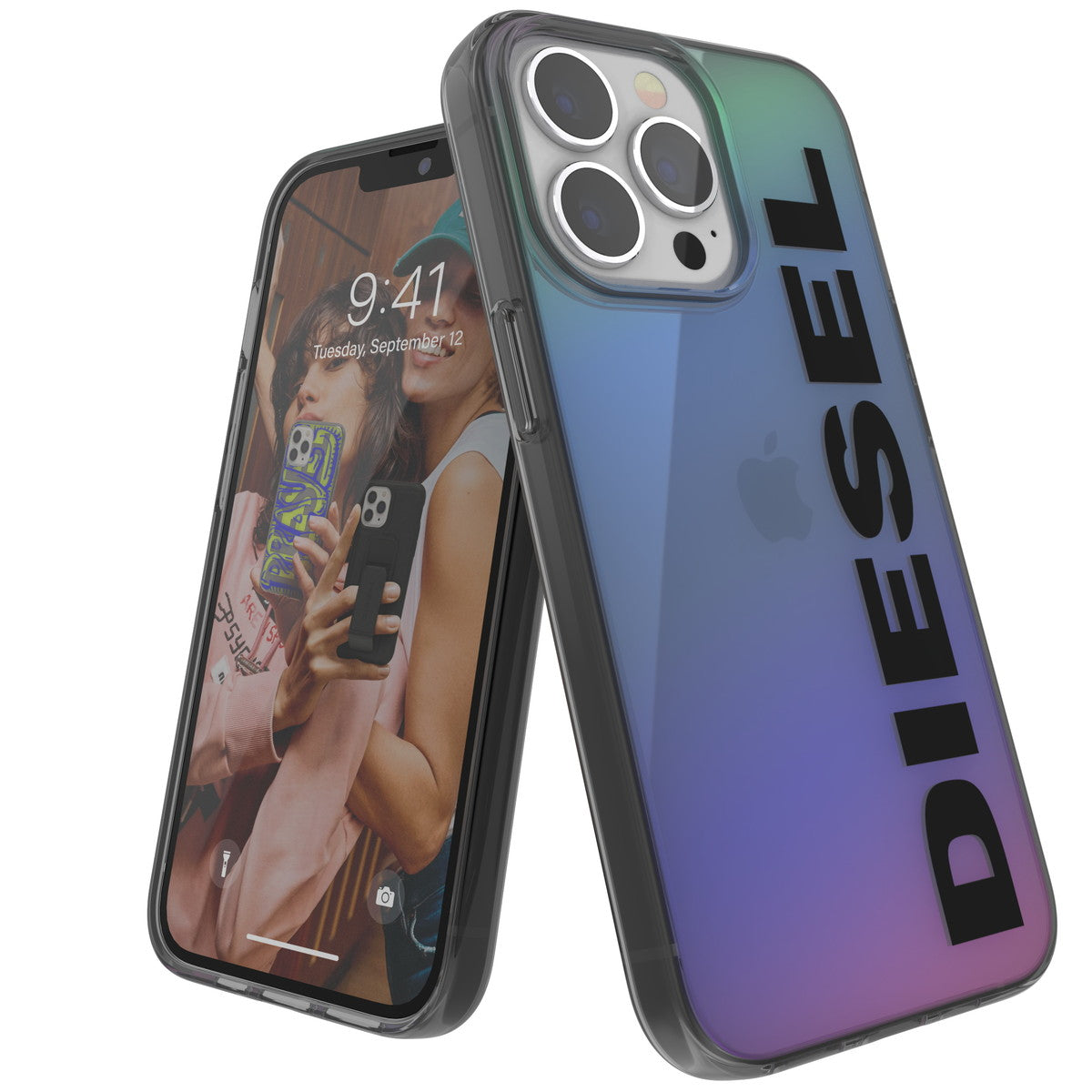 iPhone13Pro/13ケース Snap Case ホログラフィック/ブラック