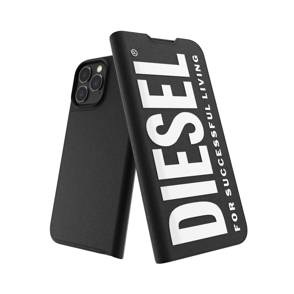 iPhone13ProMaxケース Booklet Case ブラック/ホワイト