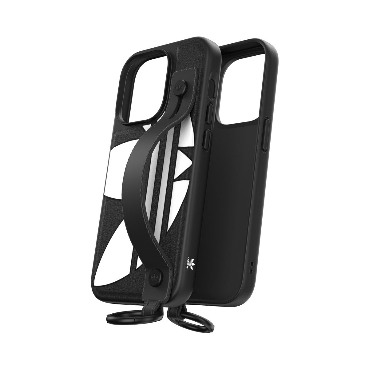 iPhone14Proケース ハンドストラップ Big Logo ブラック