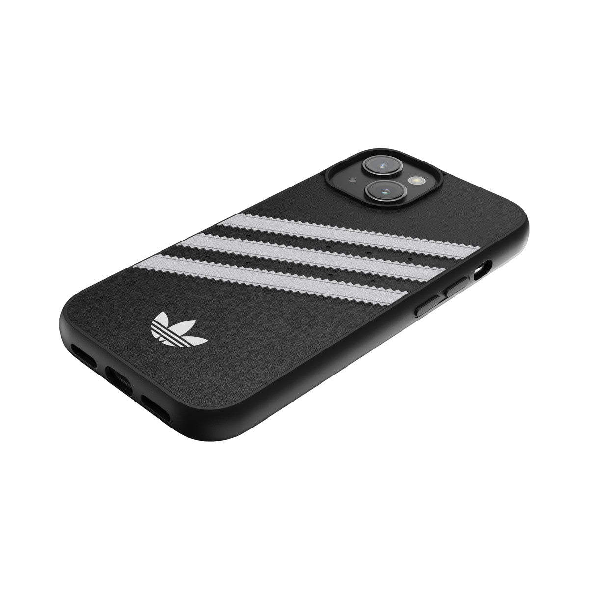 iPhone15ケース SAMBA ブラック/ホワイト