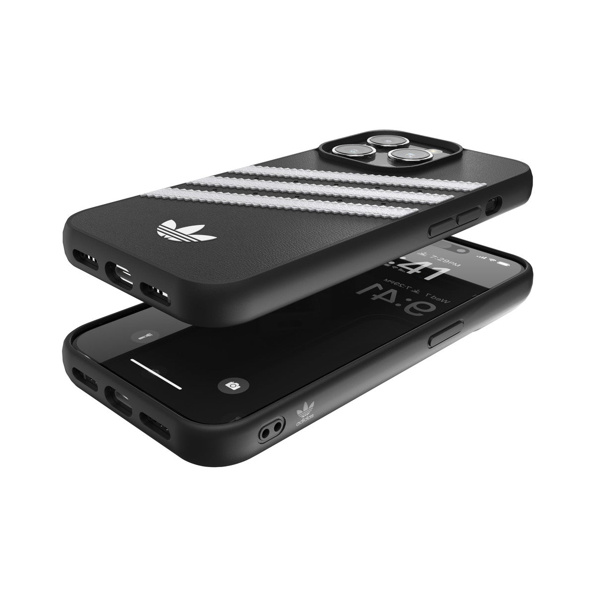 iPhone15Proケース SAMBA ブラック/ホワイト