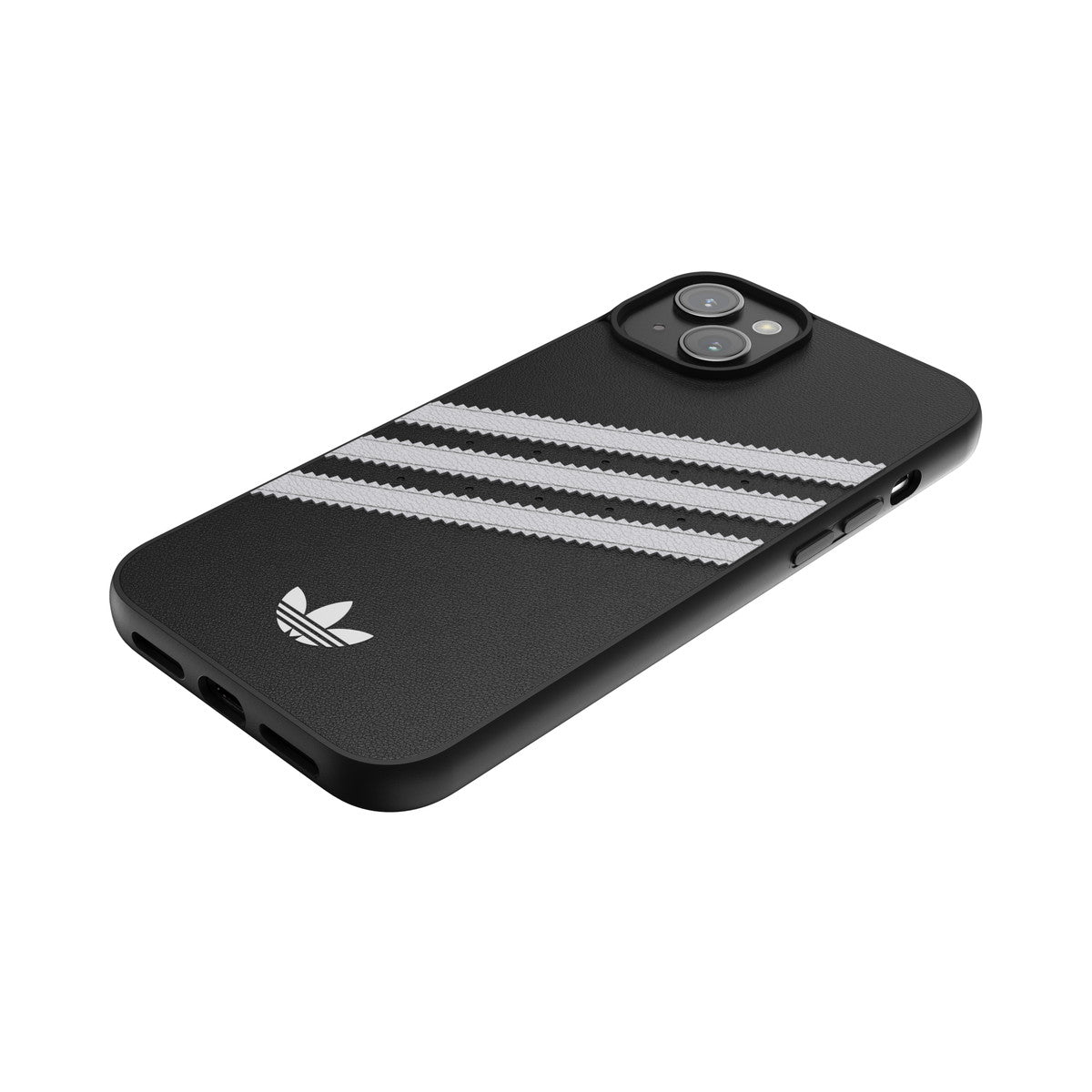 iPhone15Plusケース SAMBA ブラック/ホワイト