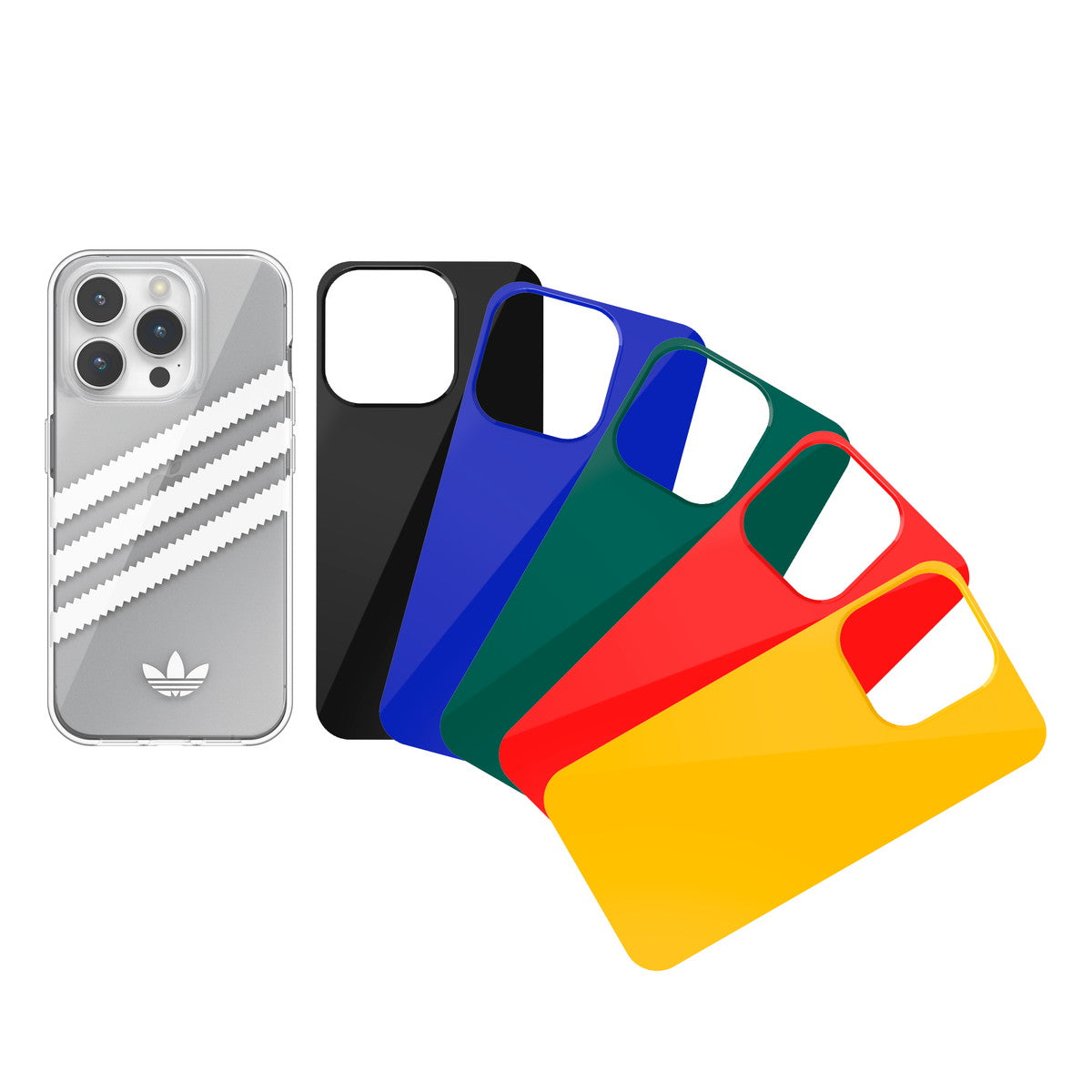 iPhone15Proケース 3 STRIPES CLEAR w/5 films クリア