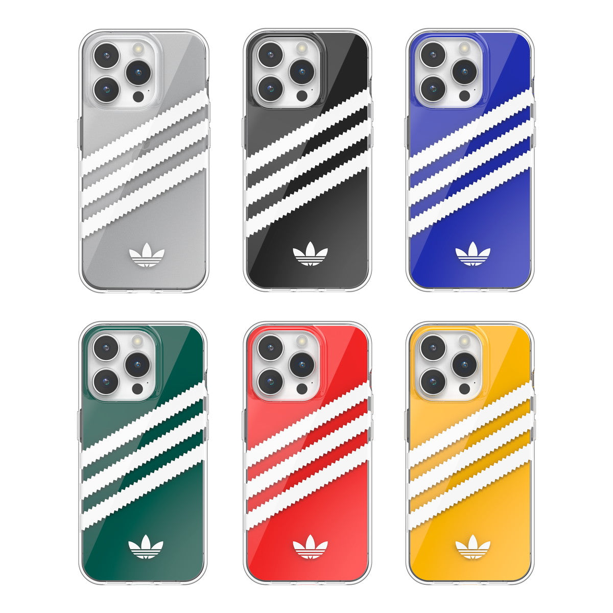 iPhone15Proケース 3 STRIPES CLEAR w/5 films クリア