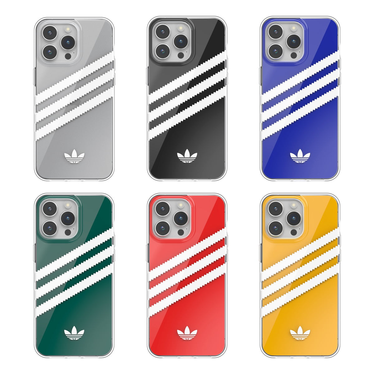 iPhone15ProMaxケース 3 STRIPES CLEAR w/5 films クリア