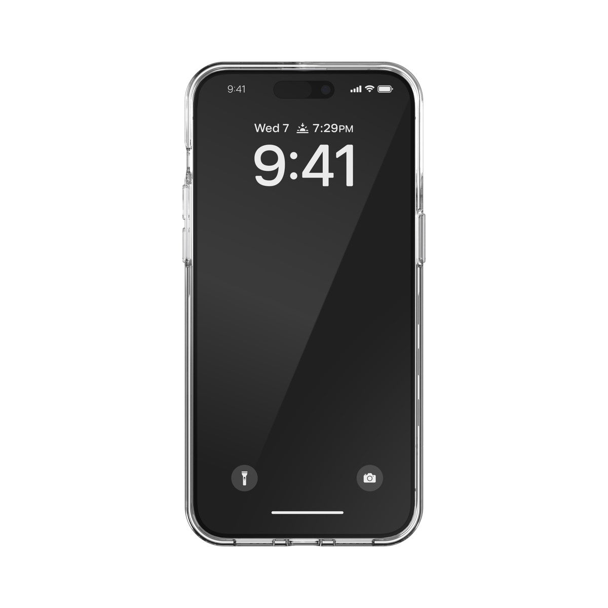iPhone15ProMaxケース 3 STRIPES CLEAR w/5 films クリア