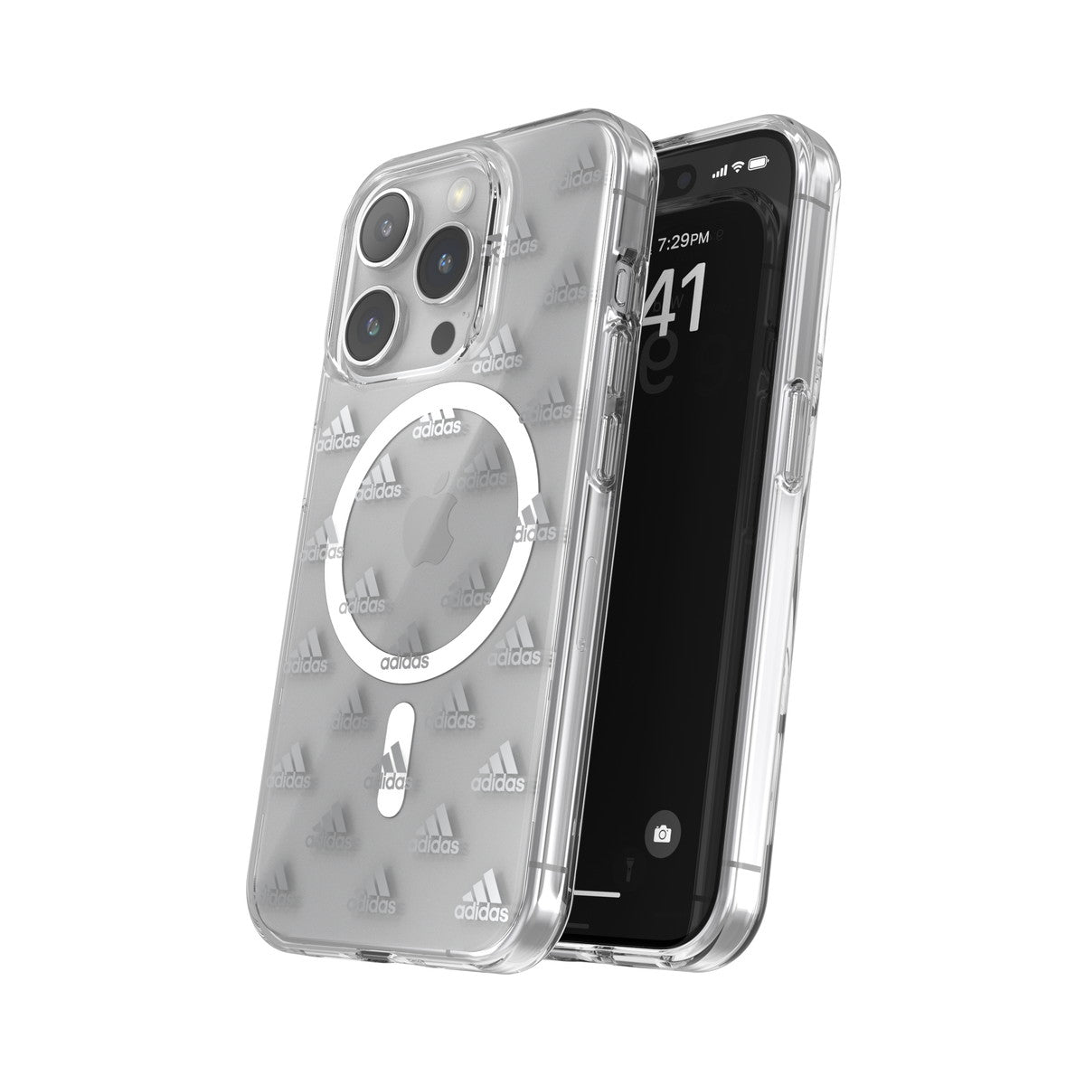 iPhone15Proケース Core Clear MagSafe クリア/シルバー