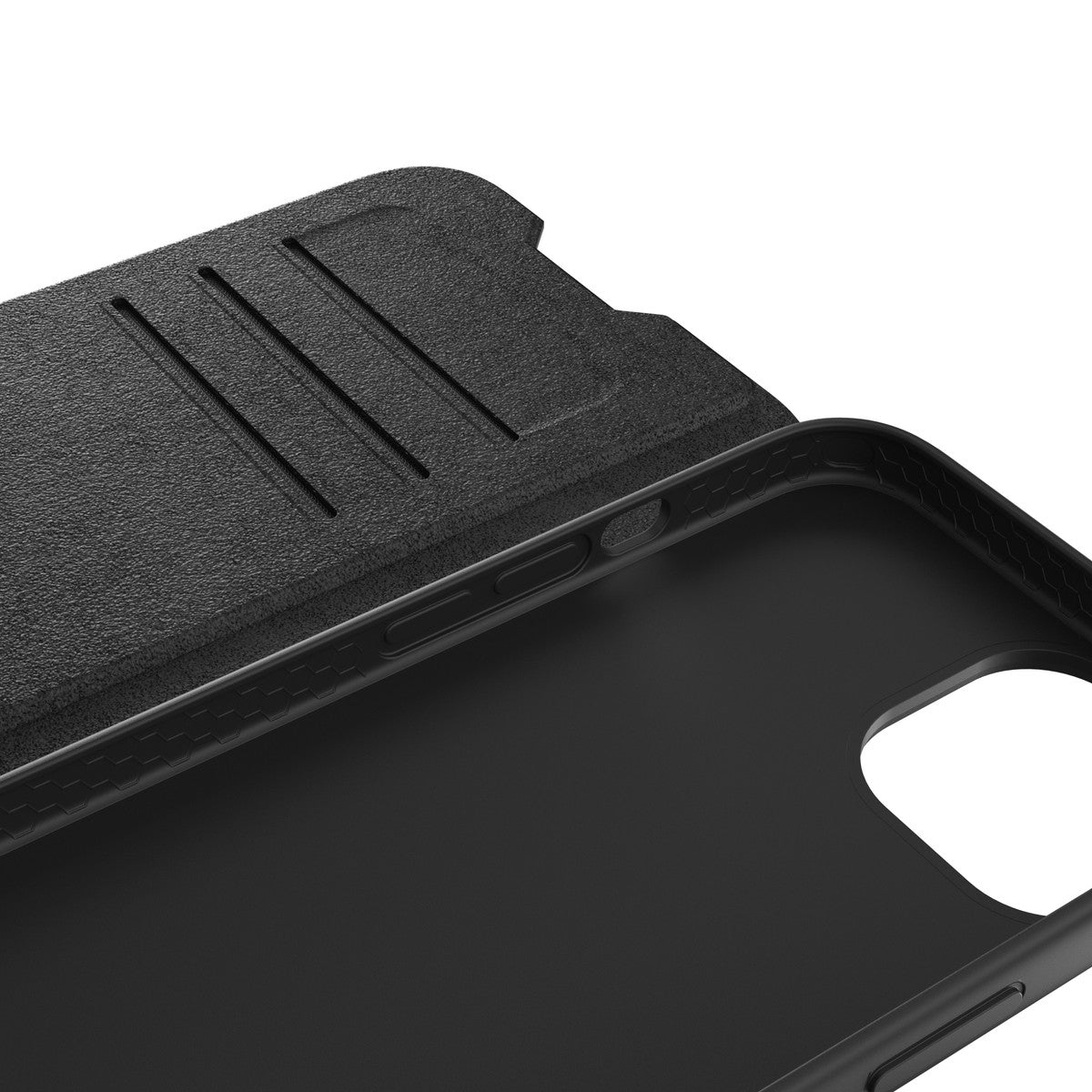 iPhone15ケース Booklet ブラック