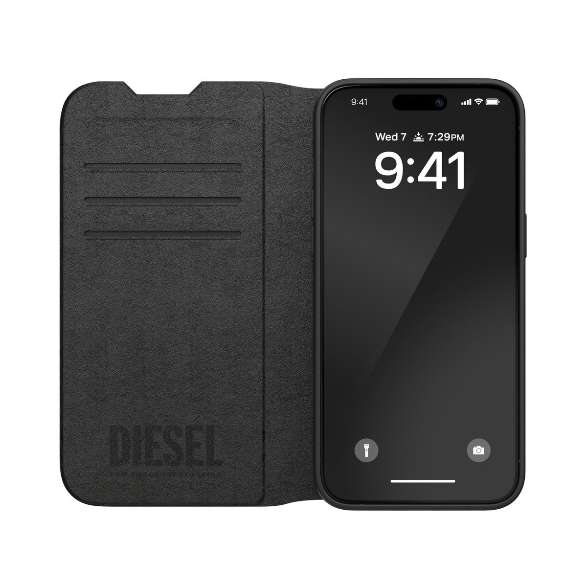 iPhone15Plusケース Booklet ブラック