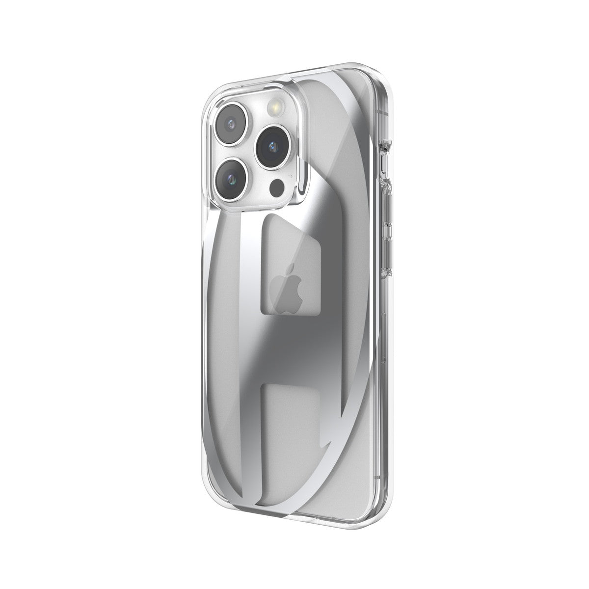 iPhone15Proケース Clear D クリア/シルバー