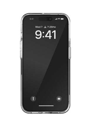 iPhone15Proケース Clear D クリア/シルバー