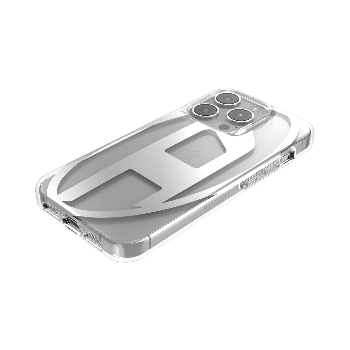 iPhone15Proケース Clear D クリア/シルバー
