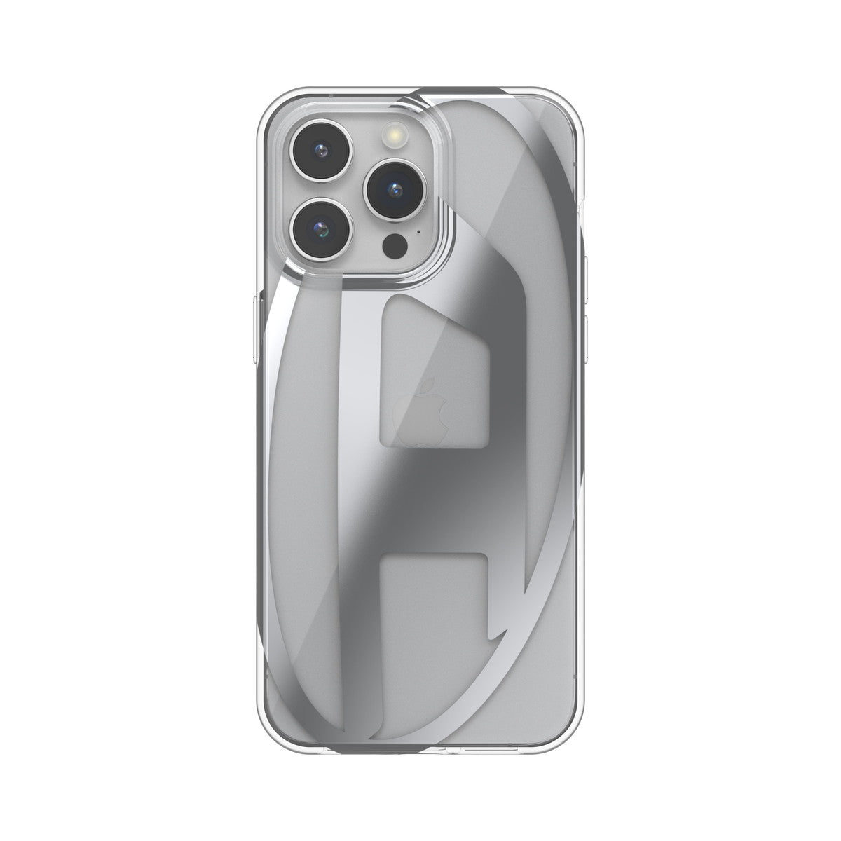 iPhone15ProMaxケース Clear D クリア/シルバー
