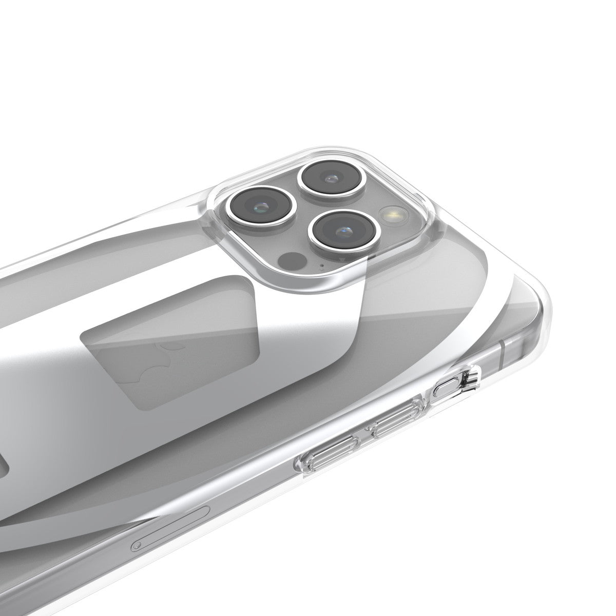 iPhone15ProMaxケース Clear D クリア/シルバー