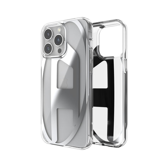 iPhone15ProMaxケース Clear D クリア/シルバー