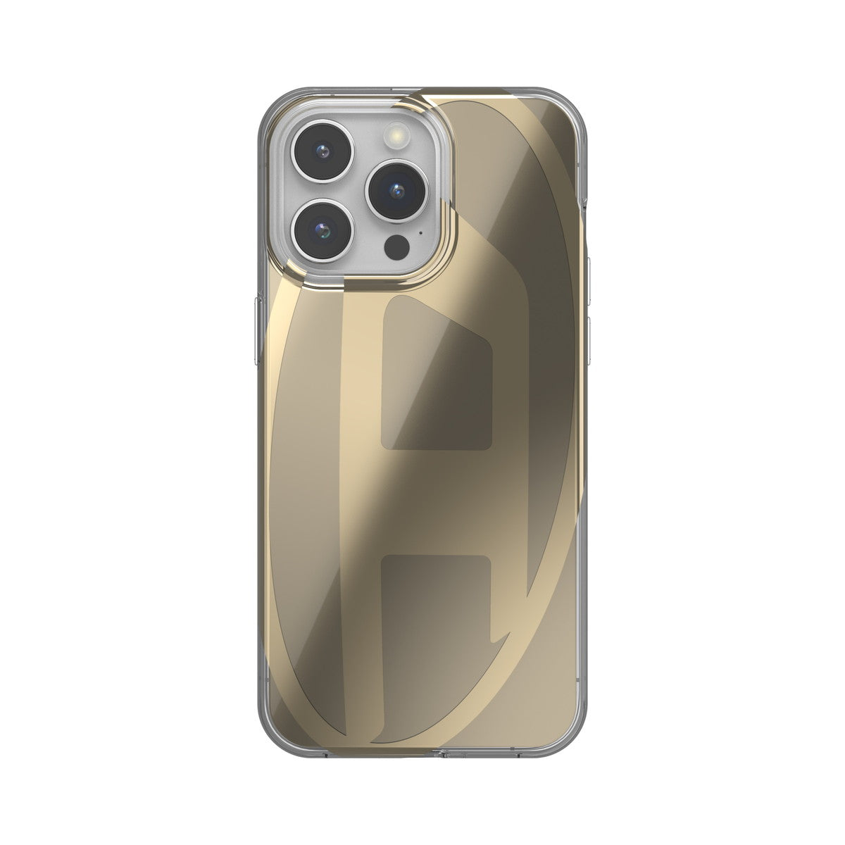 iPhone15ProMaxケース Oval D Clear ゴールド