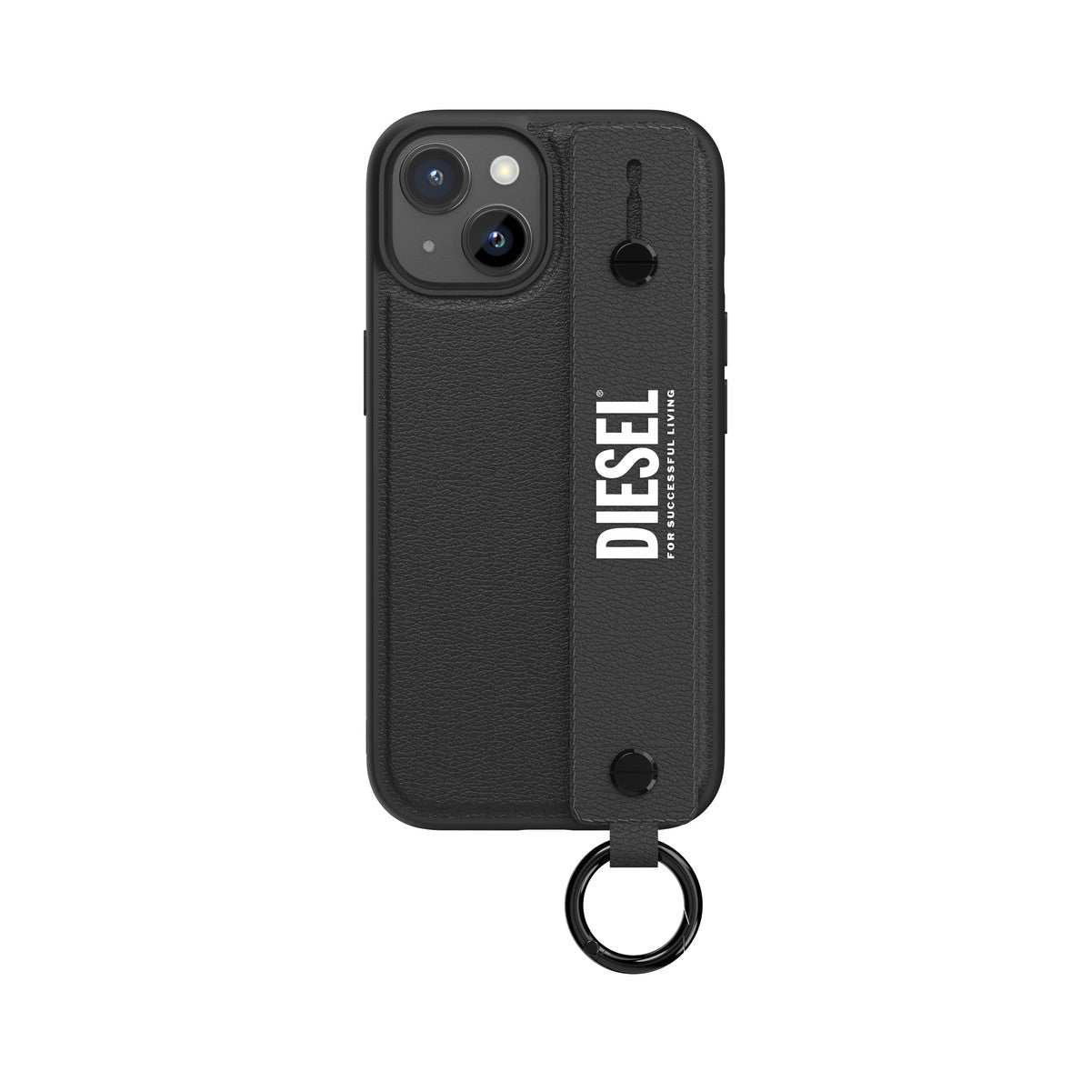 iPhone15ケース ハンドストラップ ブラック