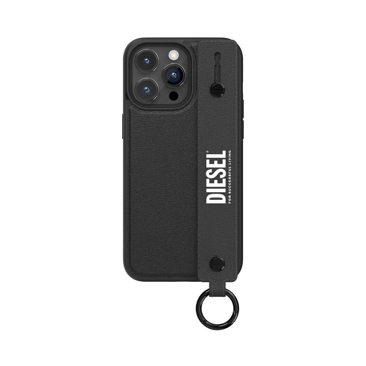 iPhone15ProMaxケース ハンドストラップ ブラック