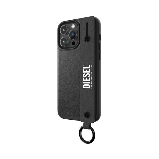 iPhone15ProMaxケース ハンドストラップ ブラック