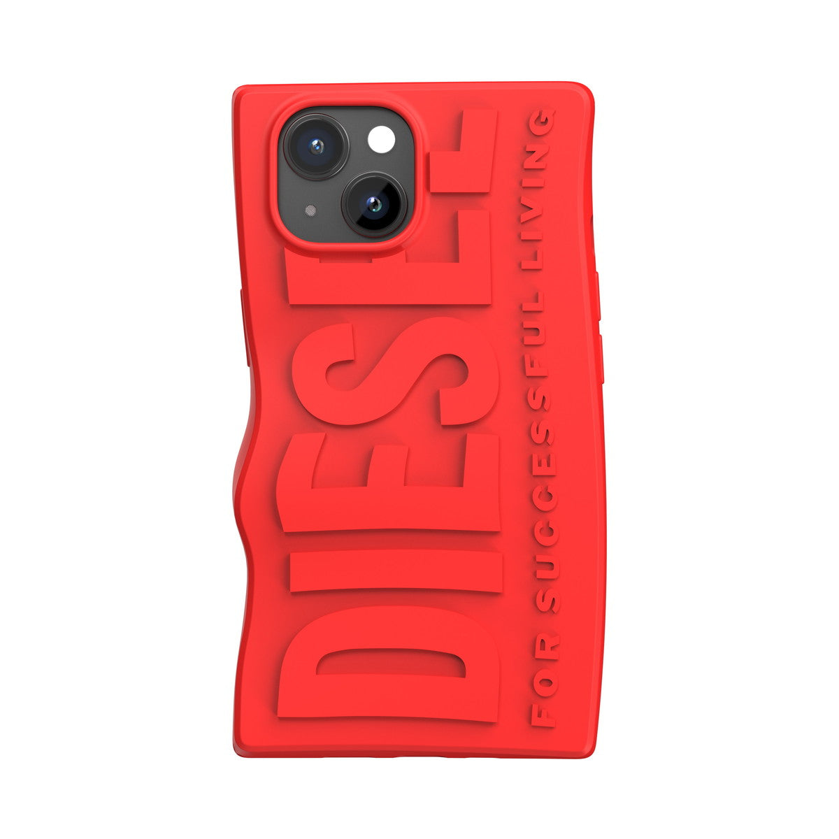 iPhone15ケース D By Silicone レッド