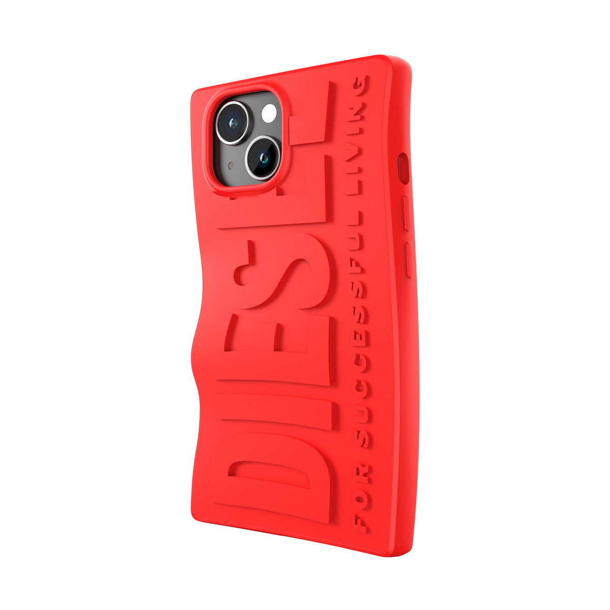 iPhone15ケース D By Silicone レッド