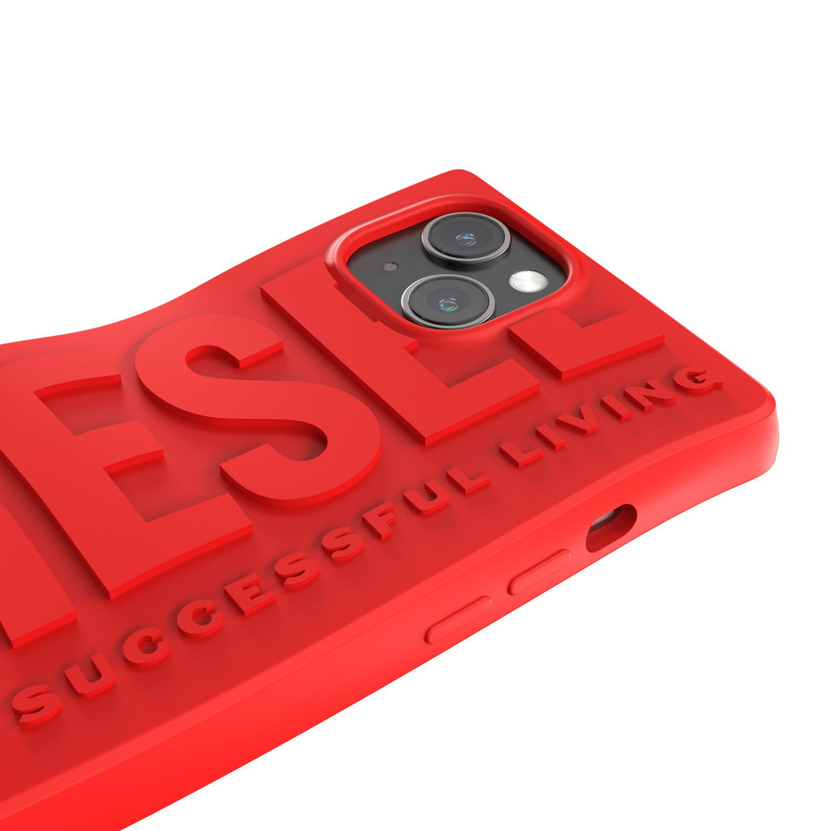 iPhone15ケース D By Silicone レッド