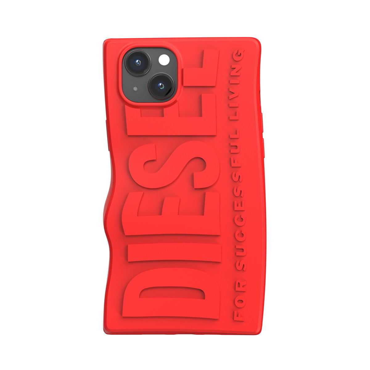 iPhone15Plusケース D By Silicone レッド