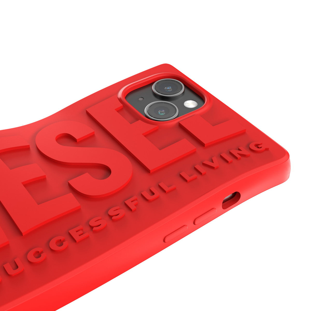 iPhone15Plusケース D By Silicone レッド